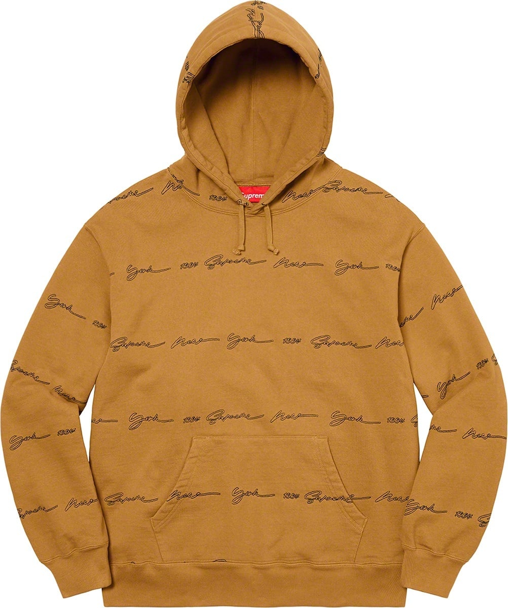 Script Stripe Hooded Sweatshirt view 2